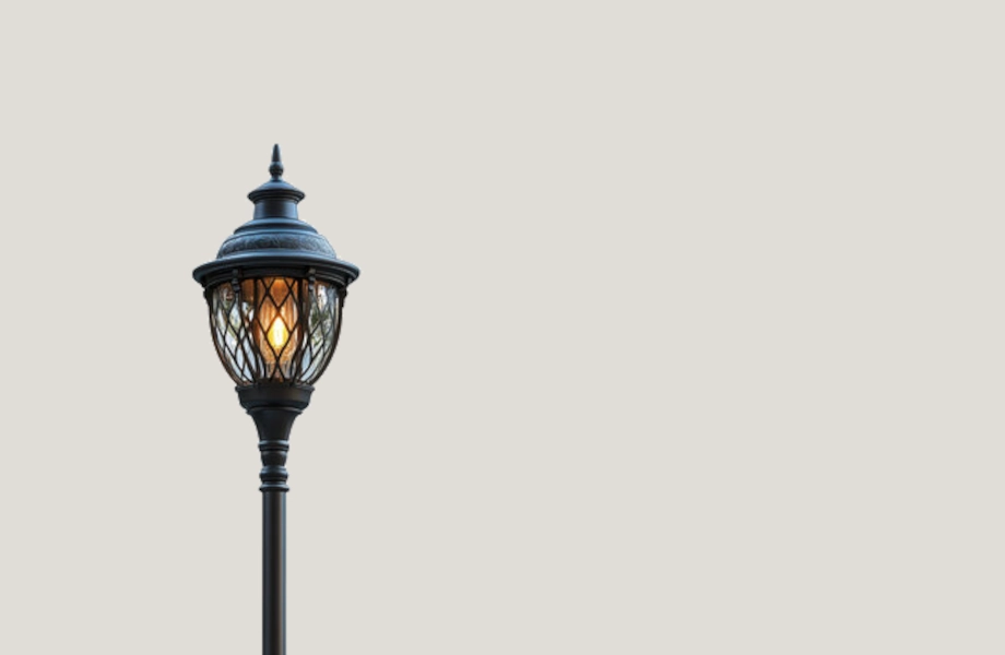 image of Light pole 1 single bulb