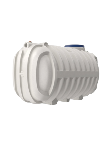 image of Aboveground Septic Water Tank Capacity 6400 Liters Fiberglass Horizontal