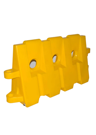 image of Plastic Traffic Barrier Size 1X1 Meter Weight 15 Kg