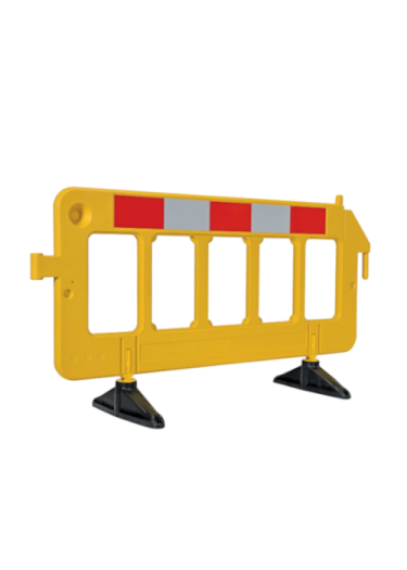 image of Plastic Traffic Barrier Size 1X1 Meter Weight 20 Kg