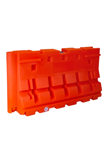 image of Plastic Saftey Road Barrier Size 2X2 Meters Weight 8 Kg
