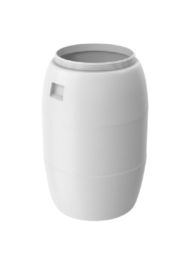 image of Open Top Polyethylene Plastic Waste Drum 1100 Liter Color White