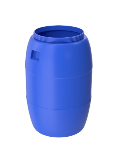 image of Open Top Polyethylene Plastic Waste Drum 660 Liter Color Blue