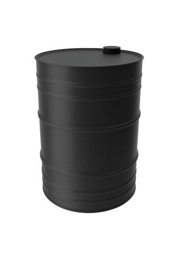 image of Black Iron Drum 150 Liter Open Top thickness 0.9 mm